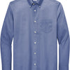 Brooks Brothers Wrinkle-Free Stretch Pinpoint Shirt - Cobalt Blue