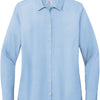 Brooks Brothers Women's Wrinkle-Free Stretch Pinpoint Shirt - Newport Blue