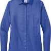 Brooks Brothers Women's Wrinkle-Free Stretch Nailhead Shirt - Cobalt Blue