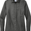 Brooks Brothers Women's Wrinkle-Free Stretch Nailhead Shirt - Deep Black