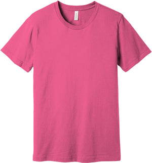 BELLA+CANVAS Unisex Jersey Short Sleeve Tee - Charity Pink