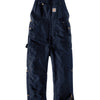 Carhartt Firm Duck Insulated Bib Overalls - Dark Navy