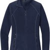 Eddie Bauer Ladies Full-Zip Microfleece Jacket - Navy