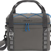 Eddie Bauer Max Cool 24-Can Cooler - Metal Grey/Expedition Blue