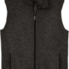 Port Authority Sweater Fleece Vest - Black Heather