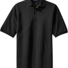 Port Authority Heavyweight Cotton Pique Polo - Black