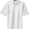 Port Authority Heavyweight Cotton Pique Polo - White