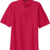 Port Authority Heavyweight Cotton Pique Polo - Red