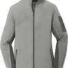 Port Authority Ladies Summit Fleece Full-Zip Jacket - Frost Grey/ Magnet