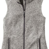 Port Authority Ladies Sweater Fleece Vest - Grey Heather