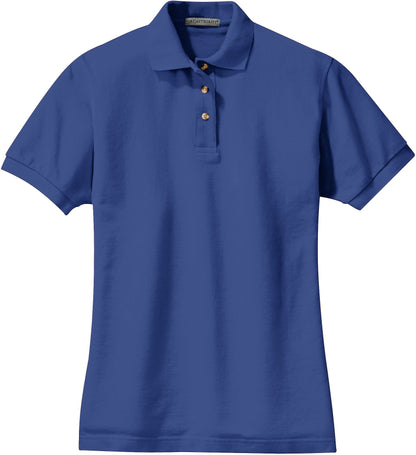 Port Authority Ladies Heavyweight Cotton Pique Polo