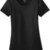 New Era Ladies Series Performance Scoop Tee - Black Solid