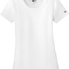 New Era Ladies Series Performance Scoop Tee - White Solid