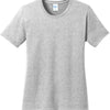 Port & Company Ladies Core Cotton Tee - Ash