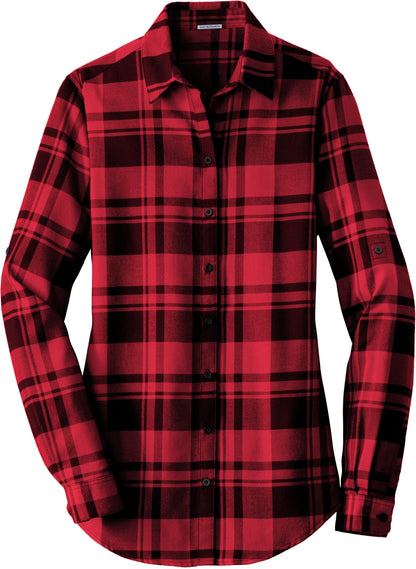 Port Authority Ladies Plaid Flannel Tunic