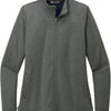 TravisMathew Ladies Coveside Full-Zip - Dark Grey Heather