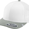 TravisMathew Cruz Colorblock Trucker Cap - White/Heather Grey