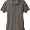 TravisMathew Ladies Oceanside Heather Polo - Black Heather