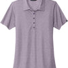 TravisMathew Ladies Oceanside Heather Polo - Purple Sage Heather