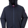 Modaflame Knit Zipper-Front Hooded FR Sweatshirt - Navy