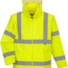 Hi-Vis Contrast Rain Traffic Jacket - Yellow/Black