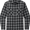 Port Authority Plaid Flannel Shirt - Grey/ Black Buffalo Check