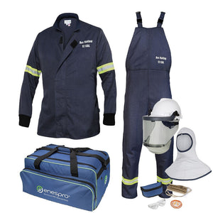 12 Cal Arc Flash Kit (CAT 2) - AirLite Coverall or Jacket & Bib