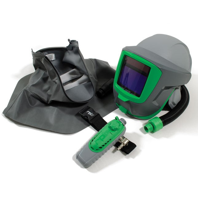 Z-Link Plus Welding Respirator Helmet - PAPR or Supplied Air, Removable ADF, Face Seal or Cape, NIOSH Certified Protection for Welders - RPB Safety