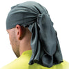 Adjustable Skull Cap Helmet Liner - Moisture Wicking, Traps Sweat (PK 12 Caps) - Gray