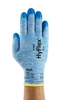 Ansell HyFlex Light-Duty Multi-Purpose/Moderate Oil Grip Glove (PK 12 Pairs)