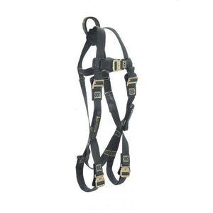 Arc Flash Harness - Nylon, Soft D-Ring, Steel QC Buckles