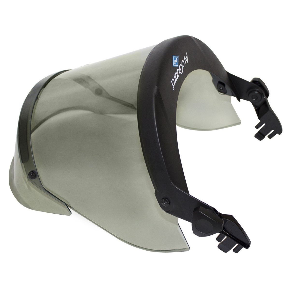 Arc Flash PureView Faceshield on Helmet Mounted Visor Frames - 12 Cal Arc Flash, Fits Most Hard Hat Helmets - National Safety Apparel