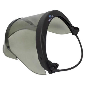 Arc Flash PureView Faceshield on Helmet Mounted Visor Frames - 12 Cal Arc Flash, Fits Most Hard Hat Helmets - National Safety Apparel