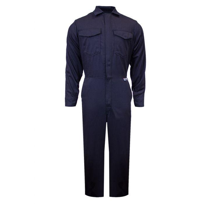 Arc Flash/FR Coveralls - 12 Cal Flash Fire and Arc Flash Resistant, Two-Way Zipper Front Closure, Six Pockets - National Safety Apparel