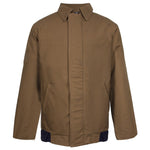 Bomber Jacket - Flash Fire (FR) and Arc Flash Resistant, Water Repellent, Quilted Liner, Zipper Front with Storm Flap