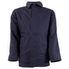 Bomber Jacket - Flash Fire (FR) and Arc Flash Resistant, Water Repellent, Quilted Liner, Zipper Front with Storm Flap - Navy