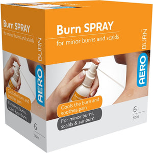 Burn Spray 1.7 Ounce Pump - First Aid Kit Refills (PK 24 Bottles)