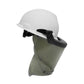 Cap-Style Hard Hat Helmet with 20 Cal Arc Flash, Adjustable Flip-Up Faceshield, Standard Slotted Helmet Mounted - National Safety Apparel