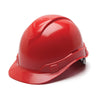 Cap Style Hard Hats (PK 16 Helmets) - Ridgeline Pyramex - Red