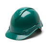 Cap Style Hard Hats (PK 16 Helmets) - Ridgeline Pyramex - Green