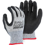 Cut Resistant Glove - Dyneema Blend, Crinkle Latex Palm Dip, Moderate Cut Resistance (PK 12 Pairs) - Majestic