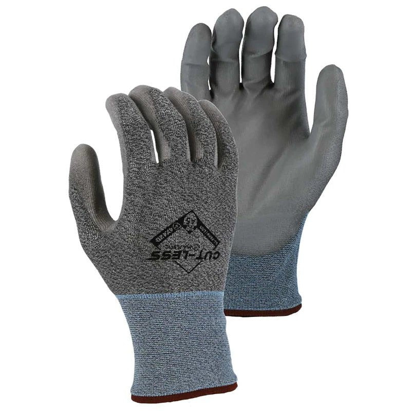 Cut Resistant Glove - KorPlex Blend, Polyurethane Palm Dip, Moderate Cut Resistance (PK 12 Pairs)