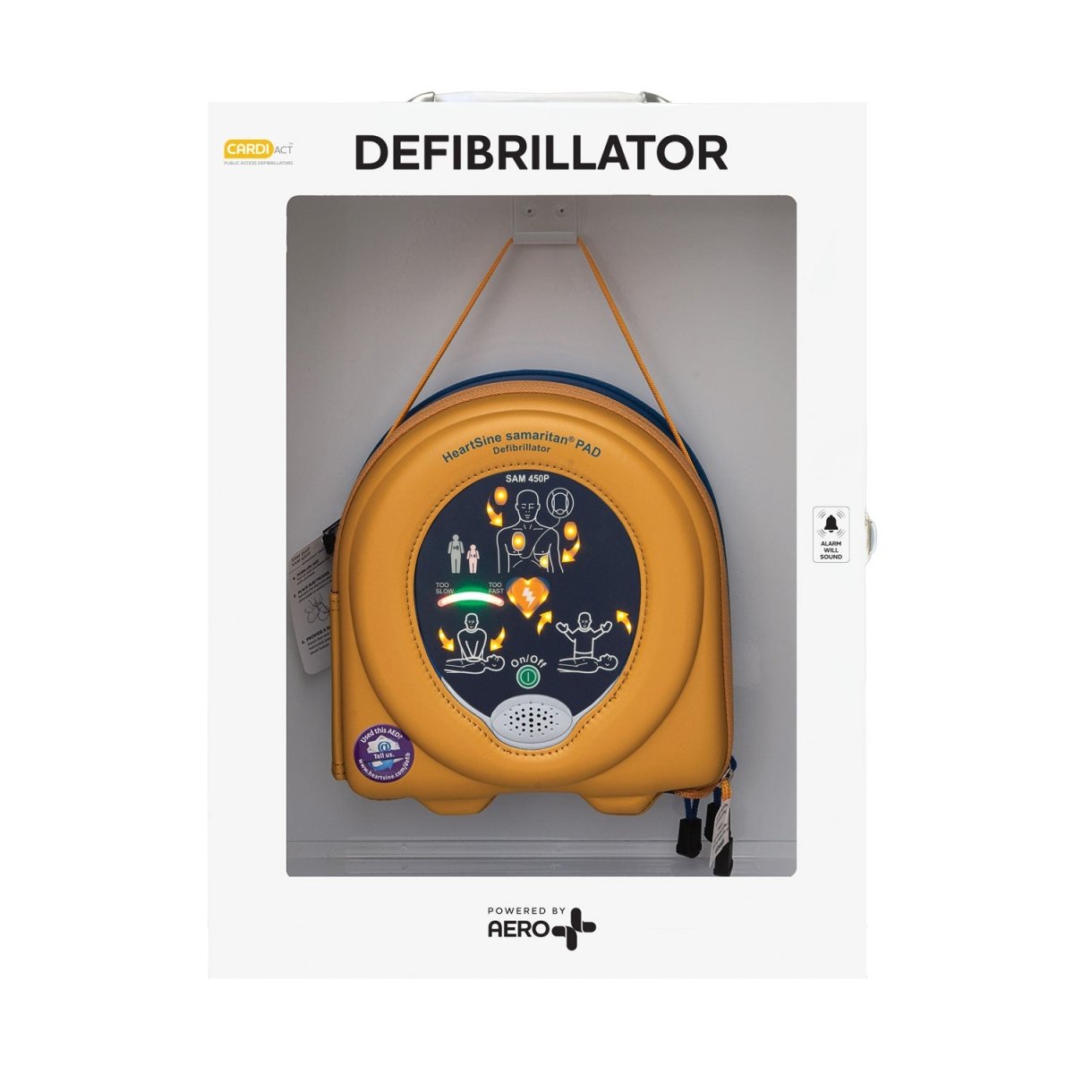 Defibrillator AED PAD Kits & Cabinets - HeartSine/CardiAct