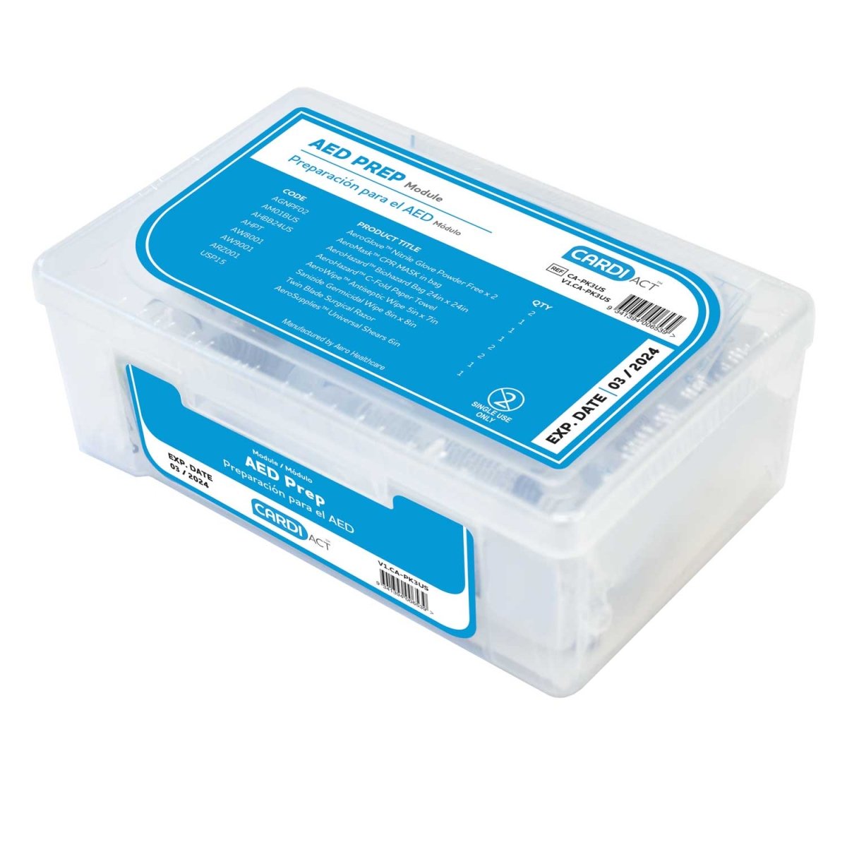 Defibrillator AED PAD Kits & Cabinets - HeartSine/CardiAct