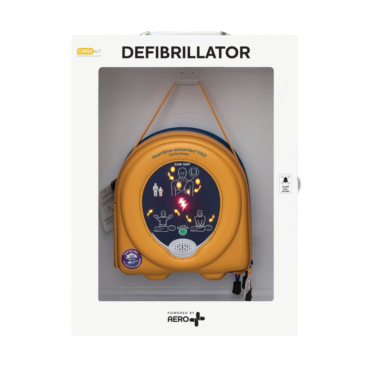 Defibrillator AED PAD Kits & Cabinets - HeartSine/CardiAct