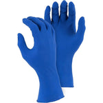 Disposable Gloves - 15 MIL Latex, Powder-Free, Textured, Ambidextrous, 12 Inch Extended Rolled Cuff (500 Gloves)