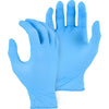 Disposable Gloves - 4 MIL Nitrile, Powder-Free, Textured, Ambidextrous, Rolled Cuff (2,000 Gloves) - Blue