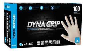 Disposable Gloves - 7 MIL Nitrile, SAS Dyna Grip (200 Gloves)