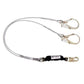 EA Cable Lanyard - 6 ft. Single or Twin Leg GAC, Zorber, Snap/Rebar Hooks