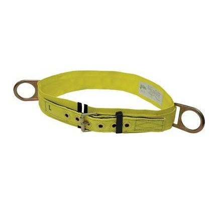 Fall Protection Body Belts - 2 Steel D-Rings, 3" Pad